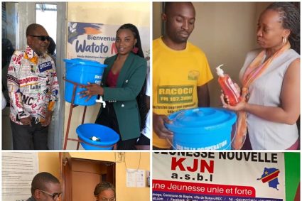 Bukavu: l’UNPC dote 8 médias de kits de protection contre Ebola avec l’appui de la Coopération suisse