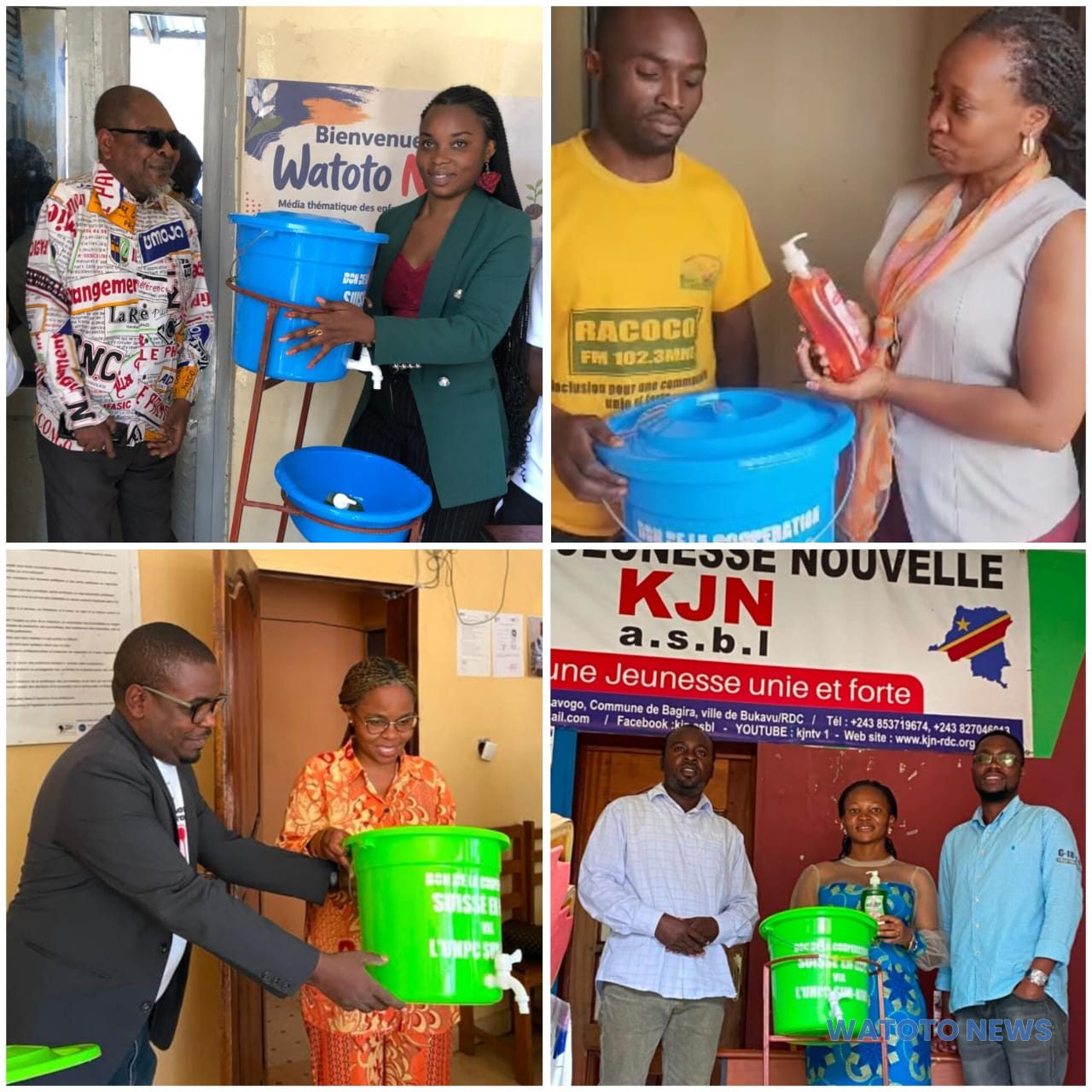 Bukavu: l’UNPC dote 8 médias de kits de protection contre Ebola avec l’appui de la Coopération suisse