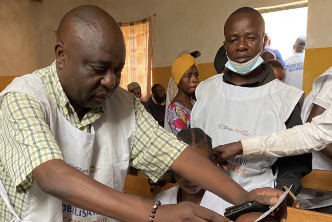 Kaziba : plus de 200 enfants vaccinés au lancement de la campagne contre la poliomyélite, la rougeole et la rubéole