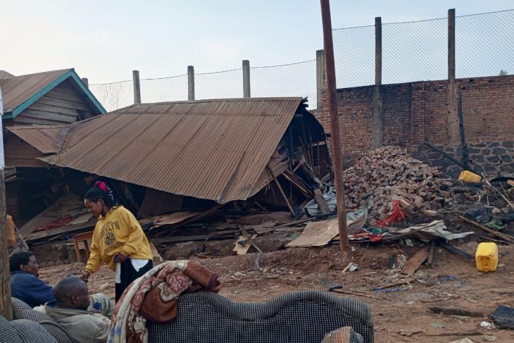 Bukavu: deux maisons ravagées par un incendie à Nkafu, deux autres détruites pour limiter les dégâts
