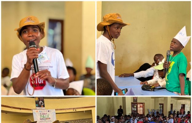 Ebola : Watoto News sensibilise plus de 200 enfants grâce à la chronique de l’UNPC Sud-Kivu