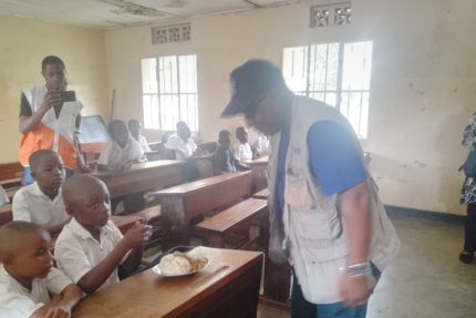 Education: lancement des cantines scolaires dans 73 écoles de Rutshuru et Rwanguba