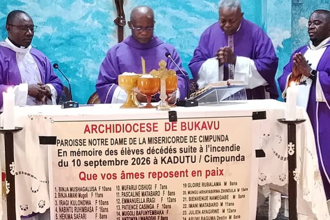 Cimpunda : hommages aux 27 enfants disparus dans l’incendie du 10 septembre