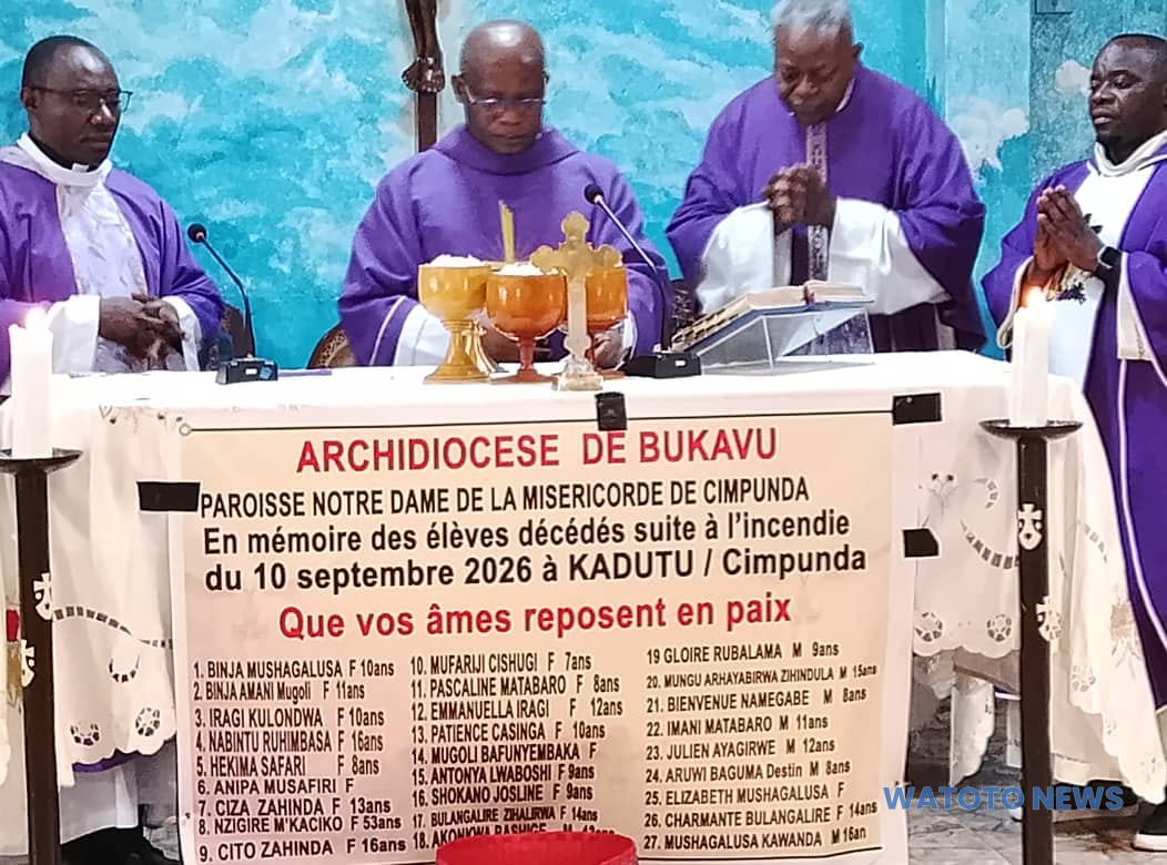 Cimpunda : hommages aux 27 enfants disparus dans l’incendie du 10 septembre