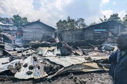 Nyiragongo : une femme enceinte et ses deux enfants périssent dans un incendie à Ngangi 3