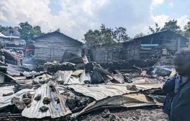 Nyiragongo : une femme enceinte et ses deux enfants périssent dans un incendie à Ngangi 3