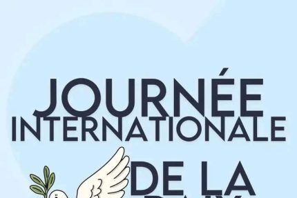 21 journée de la paix: Investir dans la paix, c’est investir dans la jeunesse.