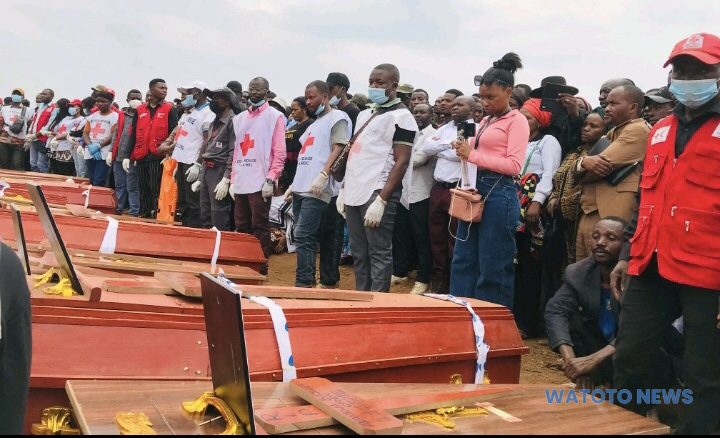 Bukavu : la Croix-Rouge RDC facilite l’enterrement digne des enfants victimes de l’incendie à Cimpunda