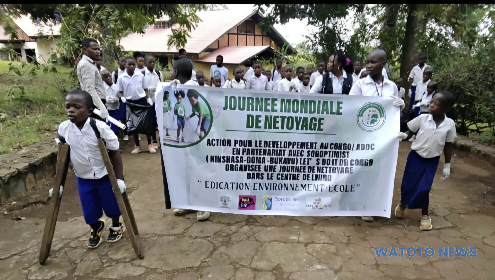 Journée mondiale du Nettoyage: À Kabare, l’ADDC mobilise 45 élèves pour la protection de l’environnement