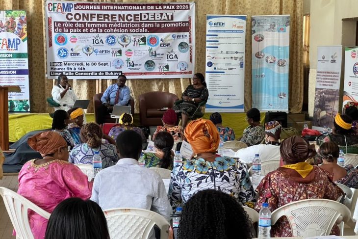 Journée internationale de la paix : à Bukavu des femmes échangent sur leur rôle dans la construction de la paix